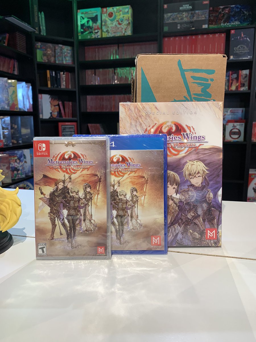 CollectorVault's tweet photo. New arrivals: #ps4 #nintendoswitch Mercenaries Wings. Got the #collectoredition right on time 😅. Added another #ps3 #classichd #godofwar &amp; a #bigbox #amiga game! These are just amazing 😋. #gamecollectors #collecting #videogames #gamemuseum #gamerroom #mancave #gaming https://t.co/VcG1Oq8A3y