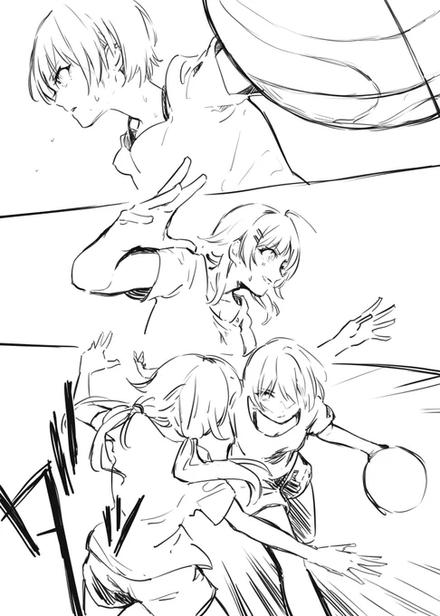 樹里とバスケ(1/2)
#エアコミケ 