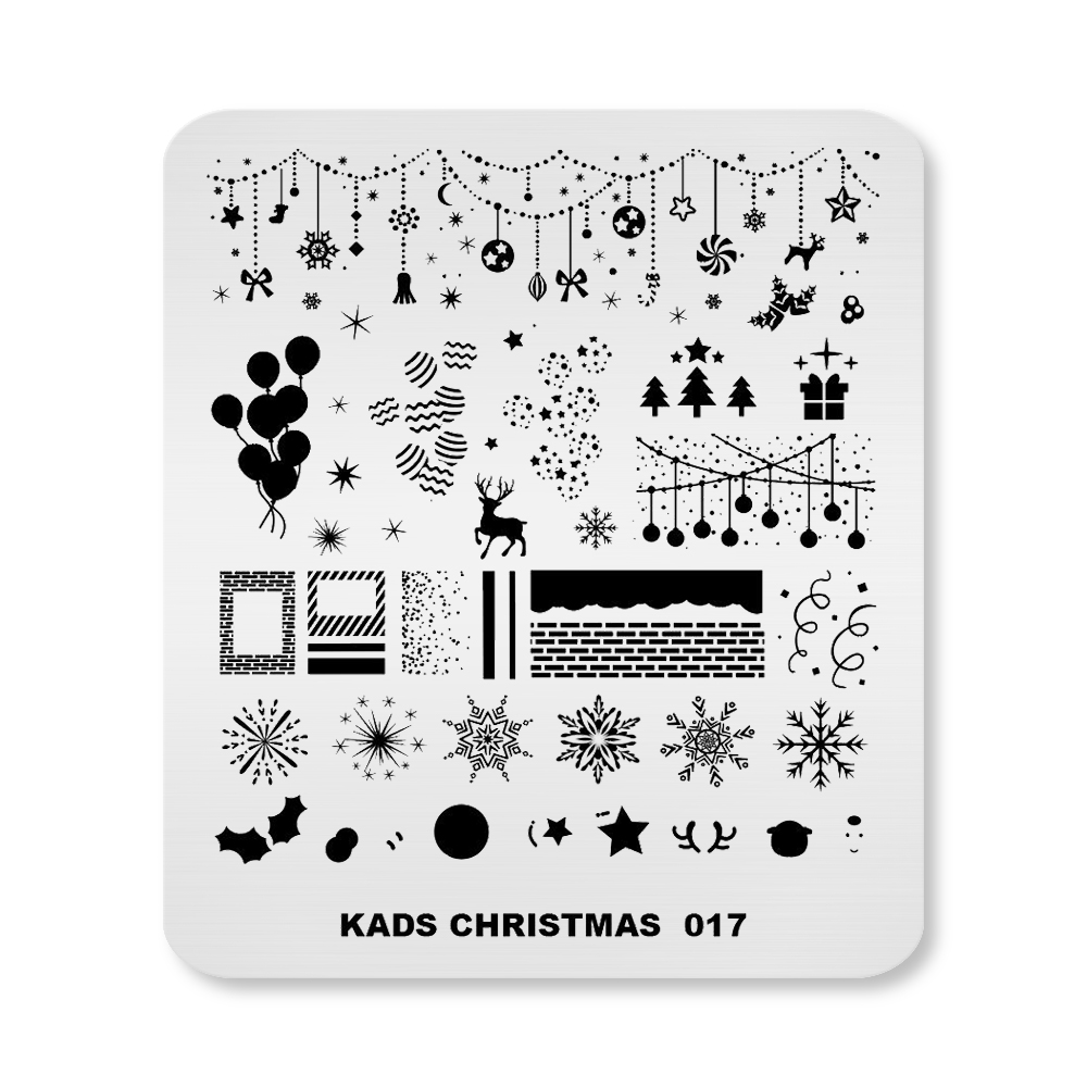 Kadsnailart's tweet photo. ❄🦌 KADS stamping plate · Christmas 017·
KADS Two in one Stamp Polish · C02 & C26 · Available now at AliExpress store(link in bio). #nails #kads #kadsnailart #nailart #nailfashion #nailwork #naildesigns #nailplates #kadschristmas017 #nailpolish #deernails #christmasnails https://t.co/sxmXP2Fq2T