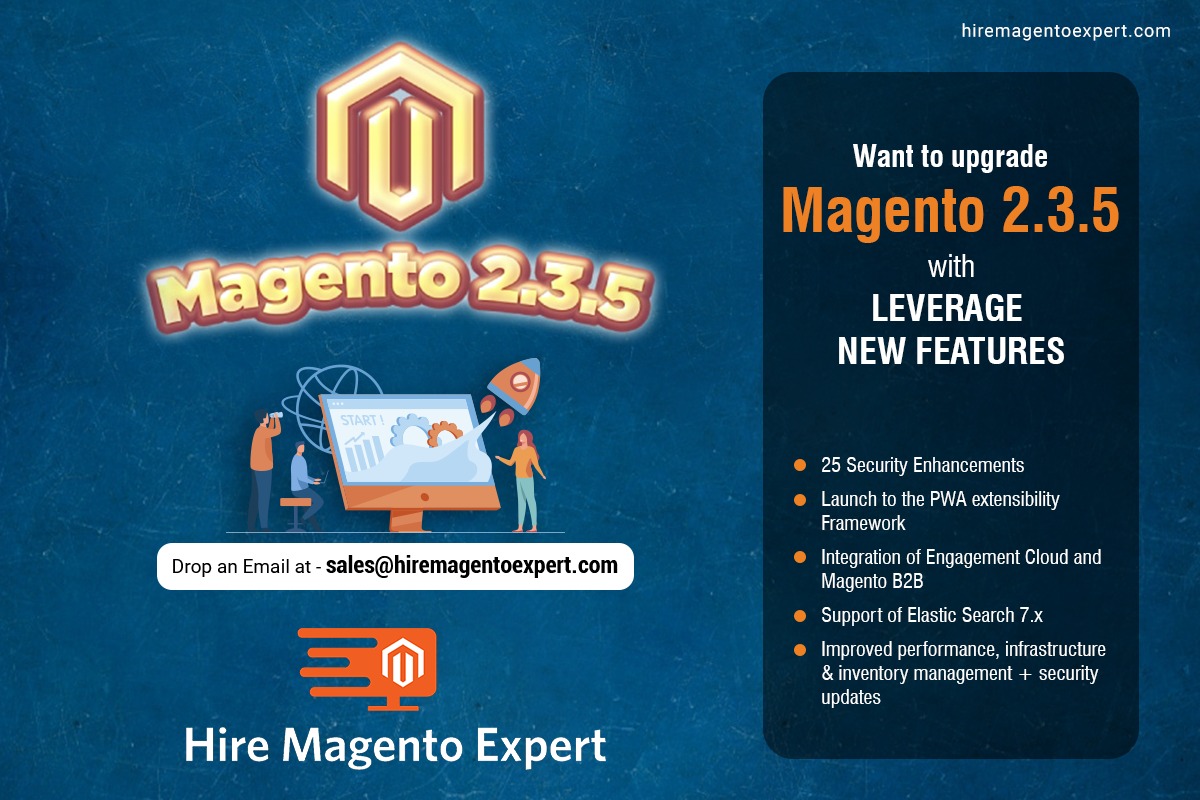 MagentoHire's tweet image. Magento 2.3.5 is here with various new features that have the power to change your eCommerce game.
To know more visit our website hiremagentoexpert.com
#VersionUpgrade #Magento #eCommerce #HireMagentoExpert