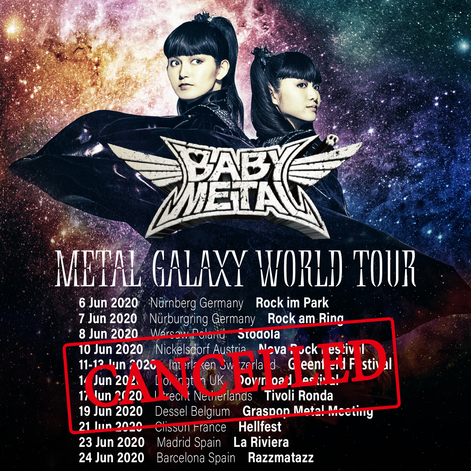 ミュージック BABYL-L GALAXY WORLD TOUR THEONE Babymetal – World Tour 2023 - 2024, Legend - MM, The One