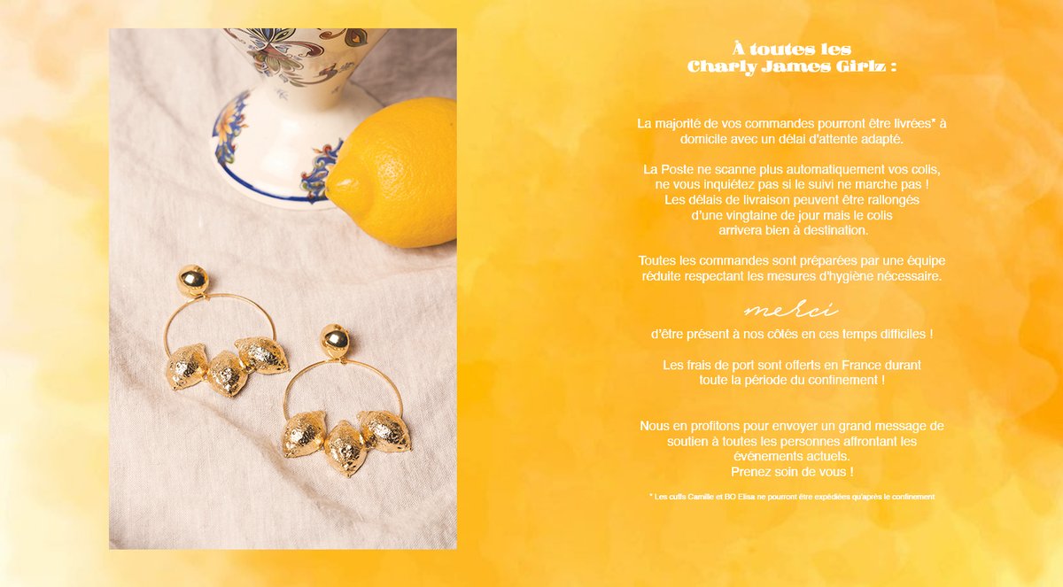 gazette_made's tweet photo. En ce #CONFINEMENTJOUR49, alors que le #deconfinement approche à grands pas, voici @CJBijoux, une marque de jolis bijoux confectionnés et dorés à #Paris #madeinfrance (gamme de prix 40-80 euros) https://t.co/YvMP6IQ8rx https://t.co/ur1S3vf4jU