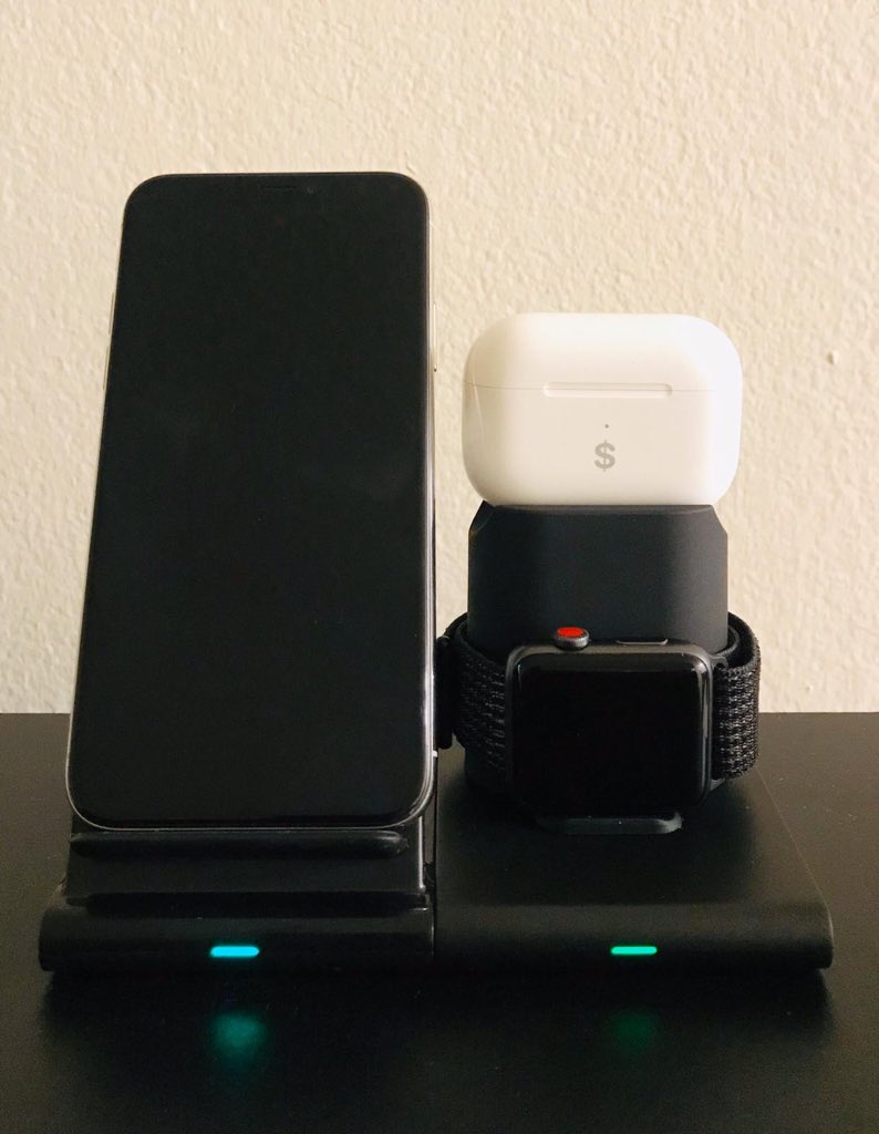 cherrysree's tweet photo. #idock for apple lovers 😍😍 we can charge three devices at a time useful #Wirelesstechnology 😍😍 https://t.co/dE7z6Jiks9