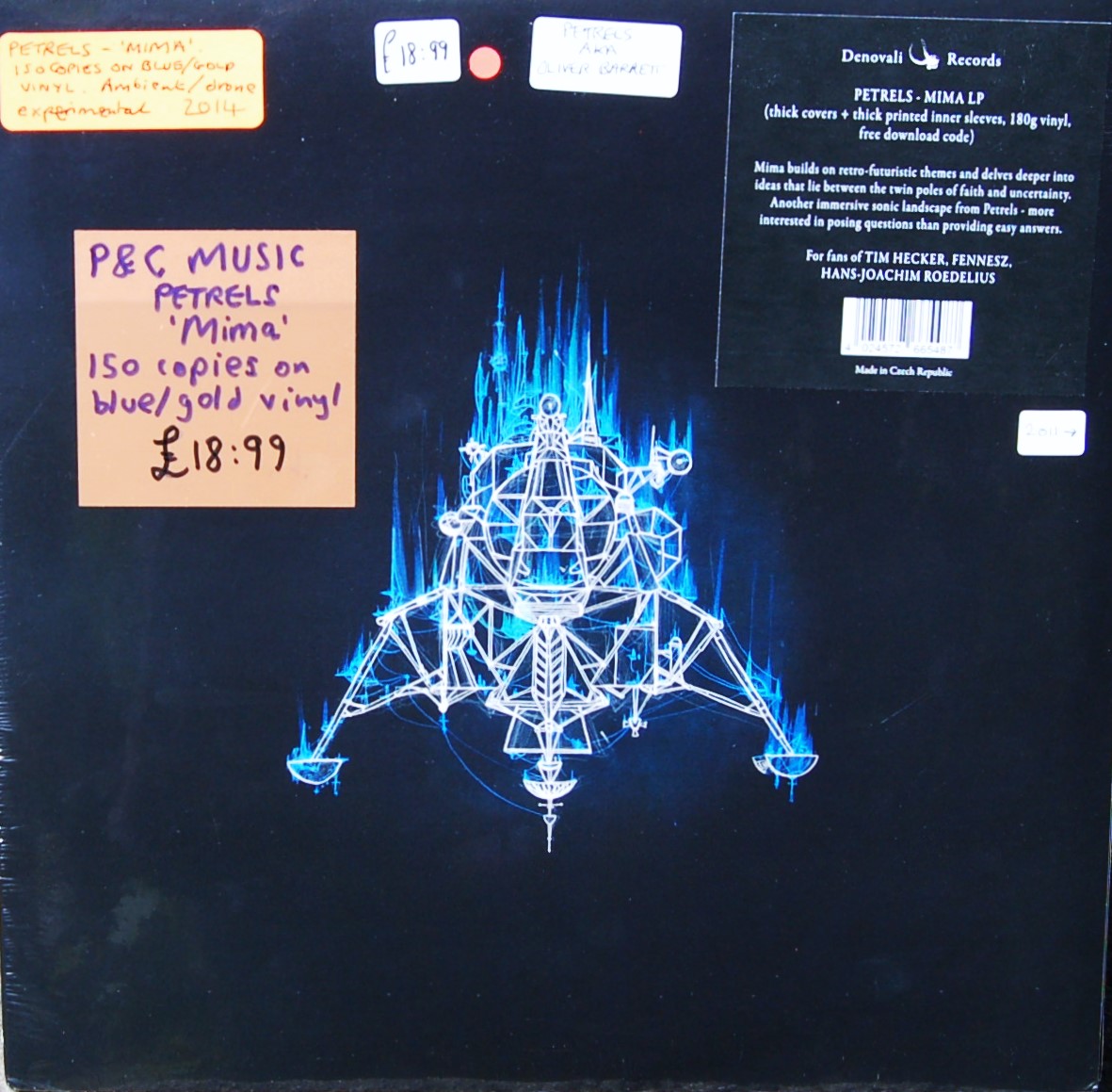 PandCMusic's tweet photo. Electronica, 2. New, sealed #vinyl sanitised before dispatching on mail order. Help our indie record shop to keep going. Many rare gems only available from shops like mine. #matthewcollings #chimpspanner #petrels _ @HighHarrogate #vinylrecords DM to order. FOLLOW US & RETWEET https://t.co/wy5ChnGa29