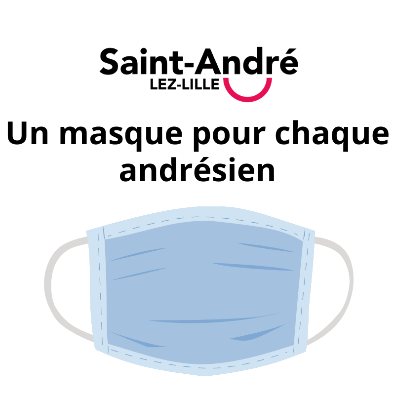 StAndre59350's tweet photo. [Un masque pour chaque andrésien] La ville met à la disposition des andrésiens des masques.  Toutes les explications  ➡️ https://t.co/6CShZJy9yx https://t.co/qsWXP3BFub