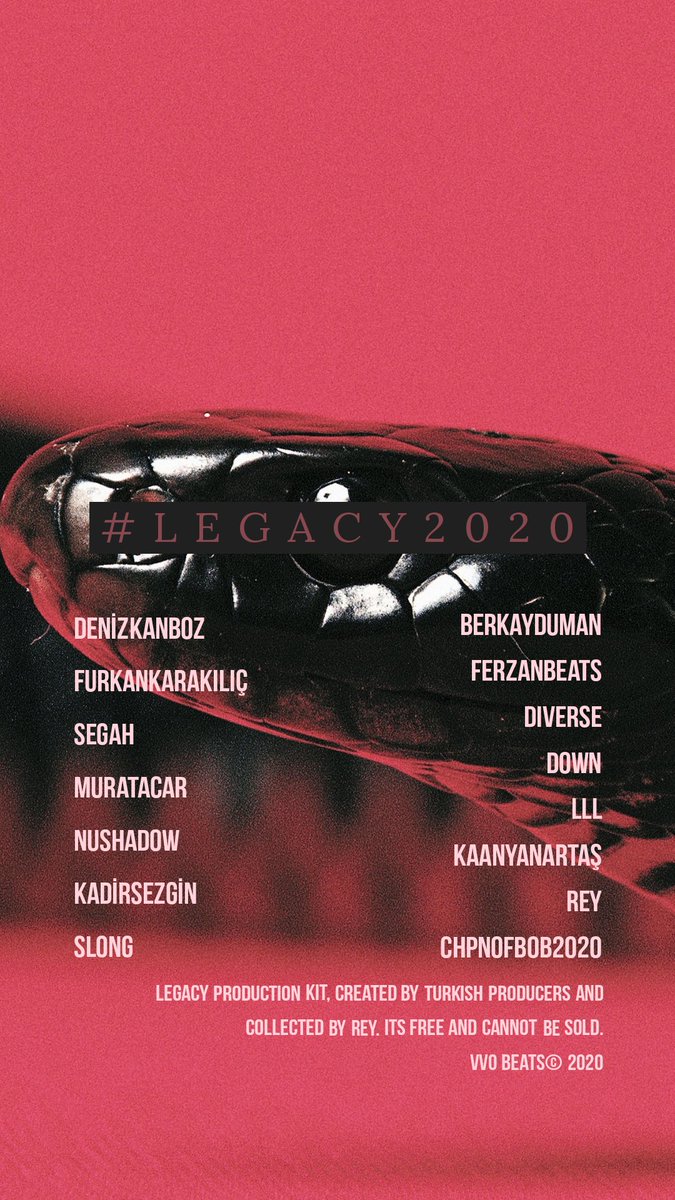 vvobeats's tweet image. #legacy2020