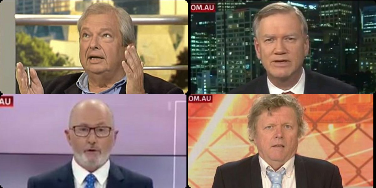 realCarrickRyan's tweet photo. None of these men have a Degree in anything.

Yet they are the champions of the intellectual Right Wing in Australia.

Let that sink in. https://t.co/69lmwqaERr