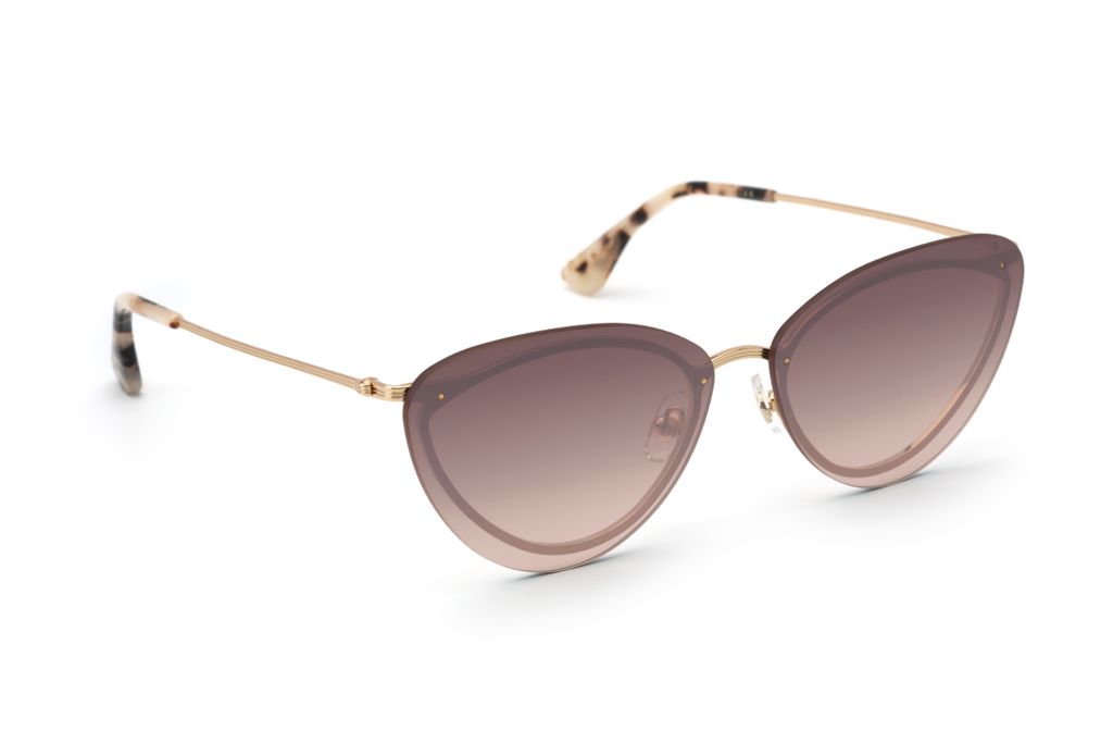LILLIAN in 24K + Oyster is the perfect cat-eye silhouette for basking in the sun. Maybe add a peel-off mask and a martini? Your pets won't judge, and neither will we. buff.ly/2YcWUyj