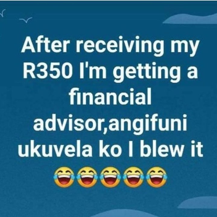 Thandek69559986's tweet photo. Advice to everybody
#lockDownSouthAfrica
#safespending https://t.co/ipngWVBUlZ