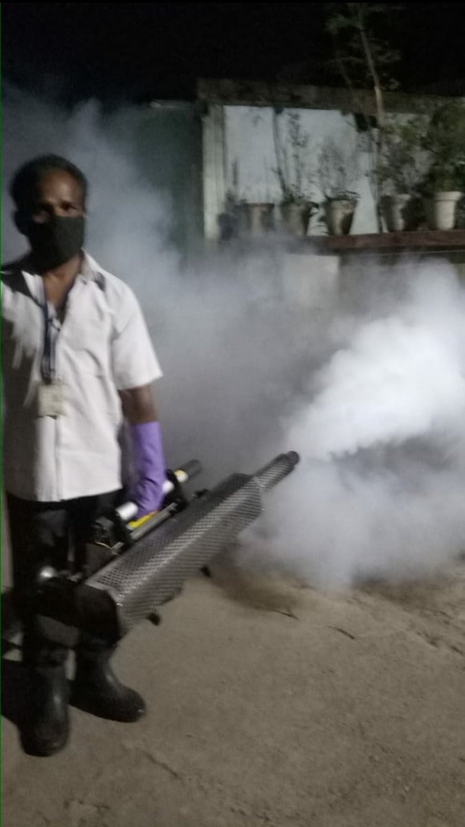RourkelaMC's tweet photo. During this tough & challenging time, #TeamRourkelaMunicipalCorporation have carried out the Fogging activities at various places of the city.
#CleanRourkela #SafeRourkela.
@CMO_Odisha @HUDDeptOdisha @HFWOdisha @DMSundargarh @MoSarakaar @SecyChief @5TsOdisha https://t.co/60qW80y93E