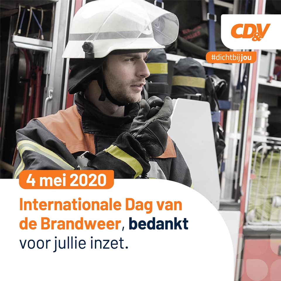 cdenvhasselt's tweet photo. De rol van #brandweerpersoneel is er één van toewijding, verbondenheid en opoffering. Vandaag is het #internationaledagvandebrandweer die is opgedragen aan alle helden van de #CoronaCrisis
CD&amp;V Hasselt wil hier ook graag een hartelijke virtuele dank je wel zeggen. #wijzijnfier https://t.co/hIYwlkFWw9