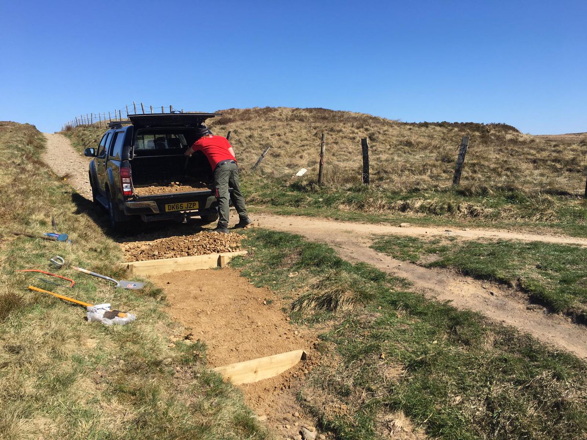 MarsdenmoorNT's tweet image. Our rangers have been working hard to keep the moors safe for everyone during lockdown... repairing fences, hanging gates and improving access for the fire service. #lockdown #essentialwork #bemooraware