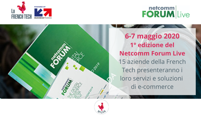 📅 6 e 7 Maggio - dalle 9.00 alle 18.00 
Il #NetcommForum si trasforma per il 2020: un evento in un ambiente completamente #digitale. ➡️ Scopri il catalogo degli espositori accompagnati da @BF_Italy  : slideshare.net/BusinessFrance… #frenchtech #ecommerce