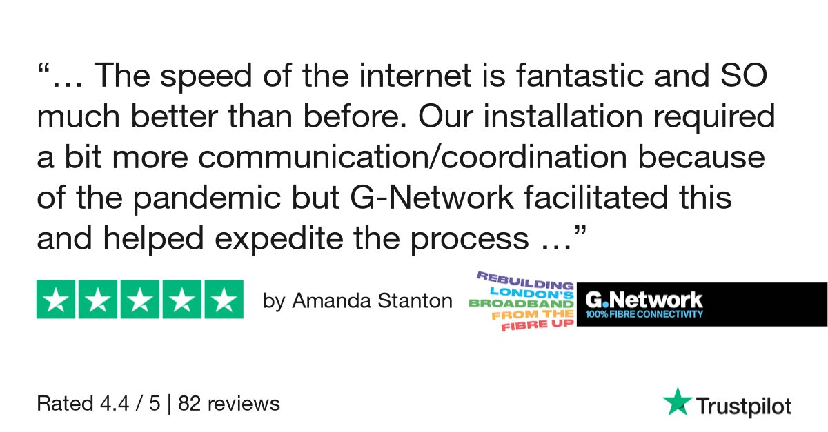 We're working as safely as possible during this period to give our customers access to faster and more reliable internet speeds. 

You can find out more about how we're operating during these times at g.network/coronavirus