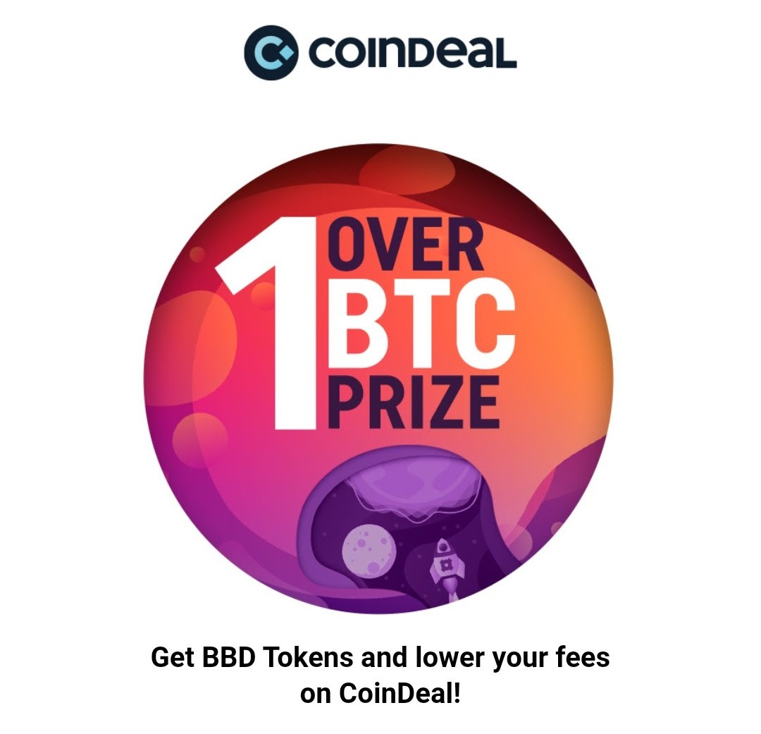 czymeq's tweet image. 🔶 BBD Airdrop R4 🔶
🔸Get: 150 $BBD 🔸
🔸Ref: 50 $BBD 🔸
🔸1 BTC prize!🔸

🚦 Register Coindeal:  bit.ly/coindeaL
🚦 Start Bot:  bit.ly/CDLbot

🌐 Join Telegram
🌐 Follow Tweeter &amp;amp; retweet Tweet
🌐 Sign-up #Coindeal and KYC

@cctip_io airdrop 8000000 CRU 80