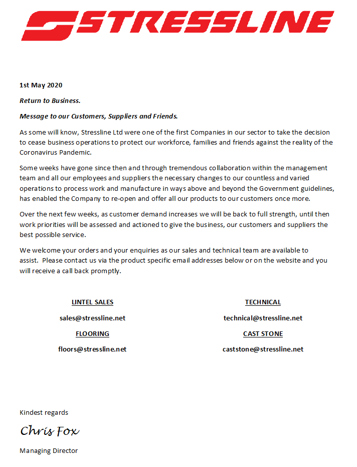 Please see our latest update....
#getbritainbuilding