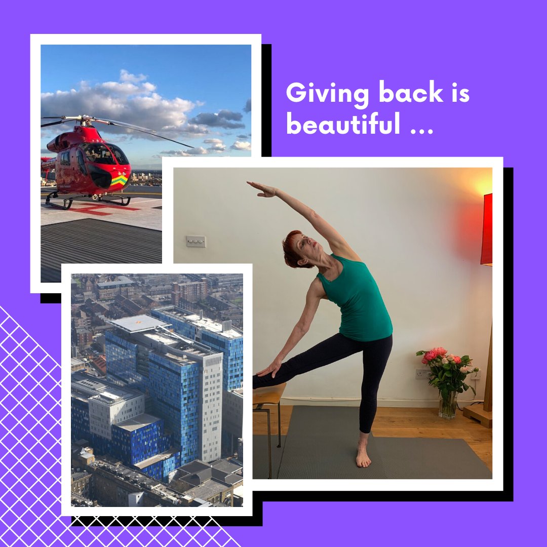 adaptyogalive's tweet photo. We are so proud of Karen Russell, our volunteer teacher, for giving back to the NHS! Shes providing free yoga sessions for the staff in the A&E department at the Royal London hospital where the Air Ambulance comes in! Go Karen! #NHS #givingback #yogaforgood #adaptiveyogatribe https://t.co/ohiJUWbS6w
