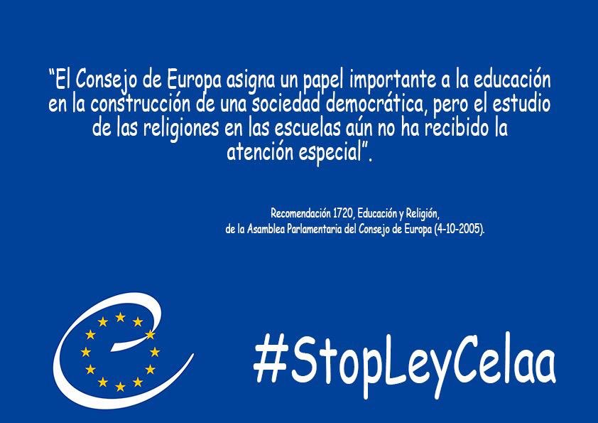 rafaelrichruiz's tweet photo. Además... porqué tanto recelo a la asignatura de religión si en Europa se recomienda su estudio? #StopLeyCelaa #ReliEsMas @CelaaIsabel⁩ ⁦@educaciongob⁩ https://t.co/lxoY19g4Vp