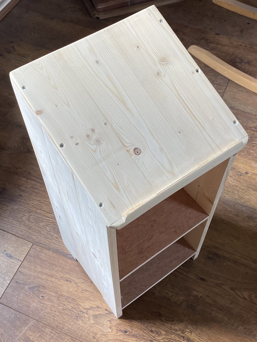 KenRepairCafe's tweet photo. Happy #StarWarsDay everyone. How are you all doing? To keep the boredom at bay, we’ve been working on this ... a small mixing desk stand https://t.co/Crhzsc7goM