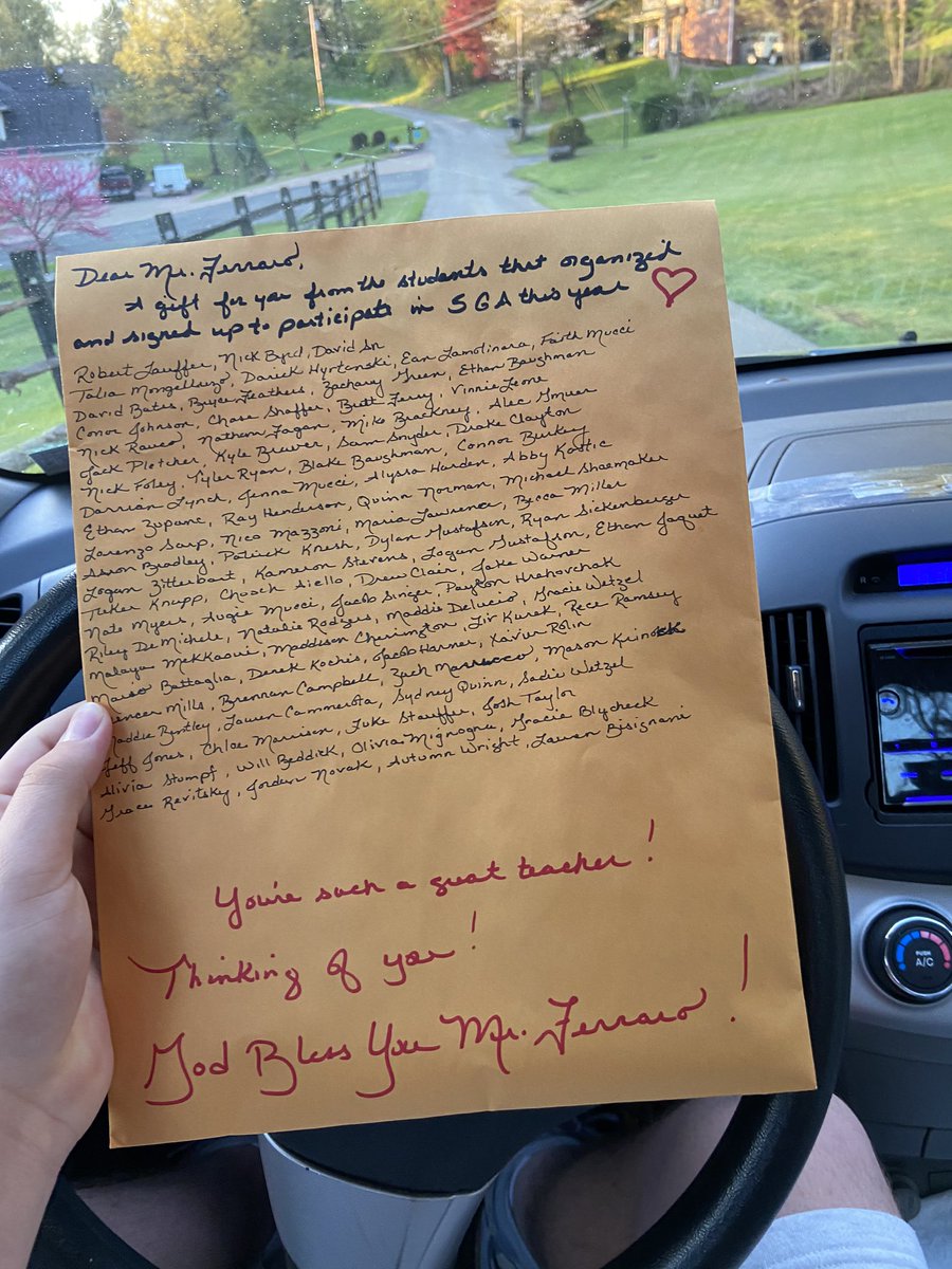 latrobe_sga2020's tweet photo. The Package has been Delivered!!!! Thank you to all of the people that signed up and donated❤️ https://t.co/aOJrXsRHQi