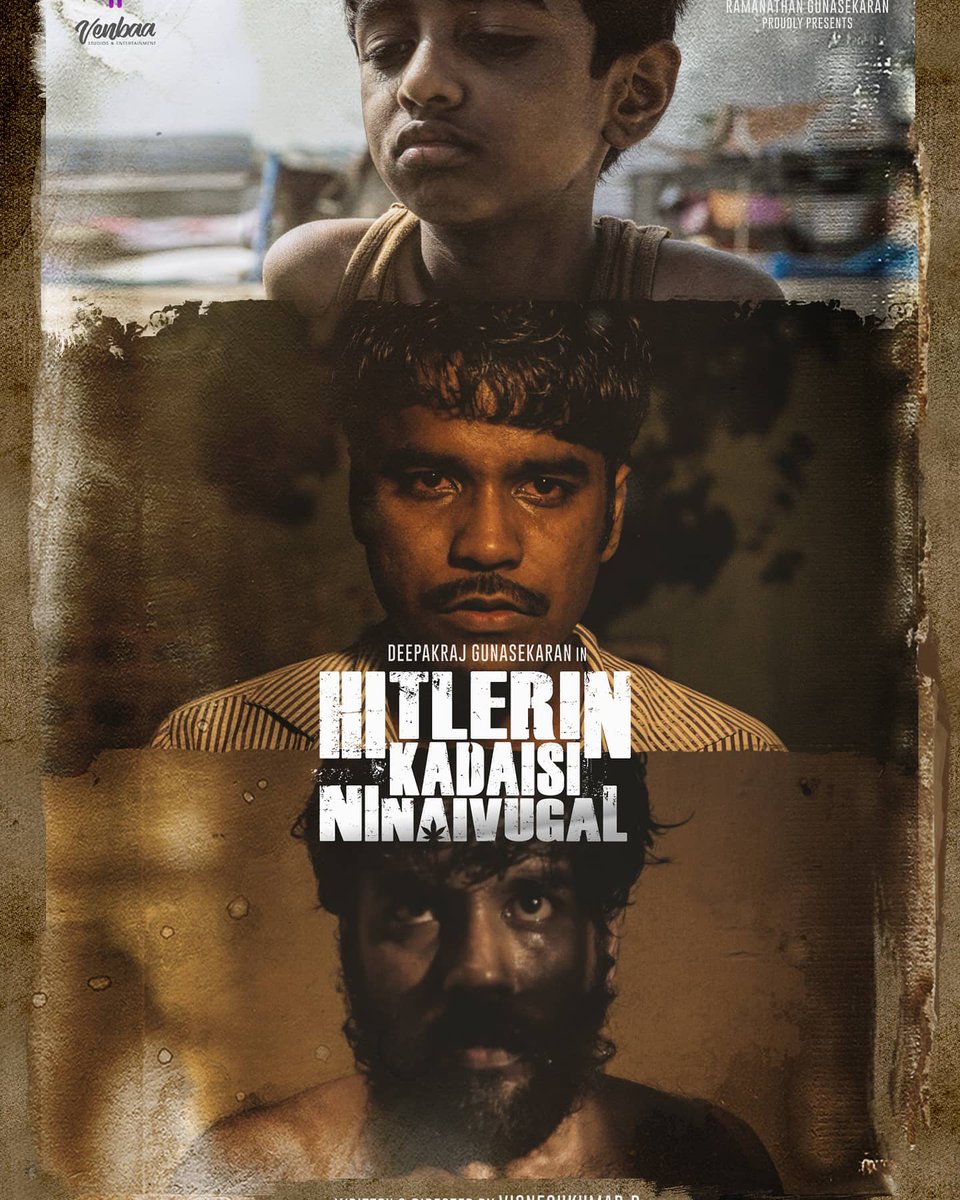 dir_barath's tweet photo. Very happy to release the Second Look of Hitlerin Kadaisi Ninaivugal
Many congratulations! @actordeepakraj and @Vigneshkumarb18

#ஹிட்லரின்கடை��ிநினைவுகள் #HitlerinKadaisiNinaivugal #HKN
#SecondLookOfHitlerinKadaisiNinaivugal #shortfilm https://t.co/Y8Xgj7IcO0
