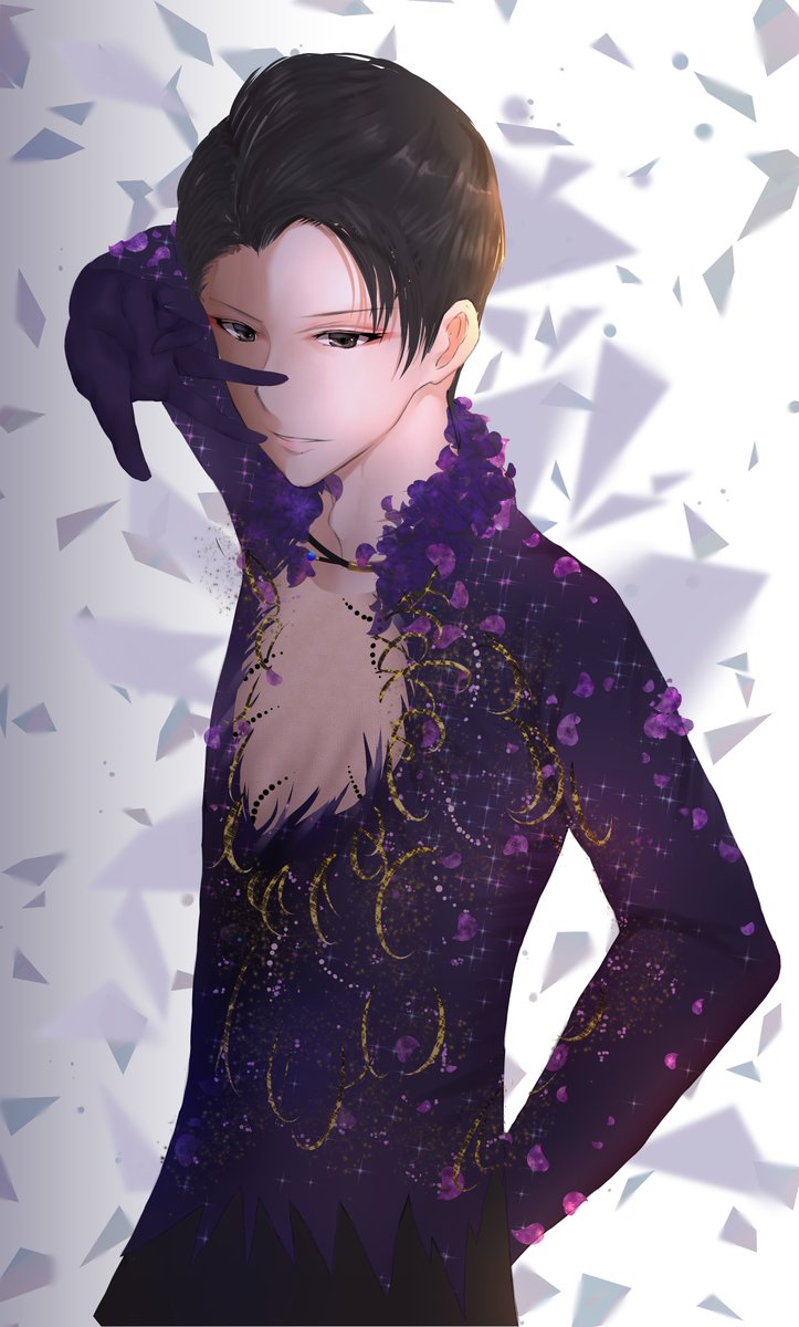 羽生結弦 お題絵のフィギュアスケートの羽生結弦選手です 初めて三次元の人間を ちょっとしりもちのイラスト