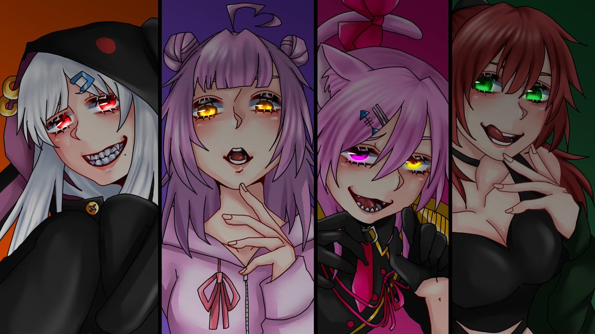 猫ゐ咲夜 On Twitter 最近のイラスト 悪人顔集 悪人顔のイラスト依頼なら咲夜に任せな