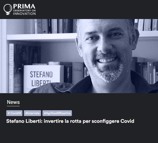 primaitaly's tweet photo. 🌾🇮🇹 #AgrifoodXRipartire | #POI
🟢intervista a #StefanoLiberti @abutiago sui legami tra #COVID19 e produzioni intensive di cibo. "Dobbiamo invertire la rotta, il virus deve essere una spinta verso la sostenibilità"
👉https://t.co/6AdpEiTUWx
#agrifoodpostcovid #seedsofinnovation https://t.co/vgxcHVKkKH