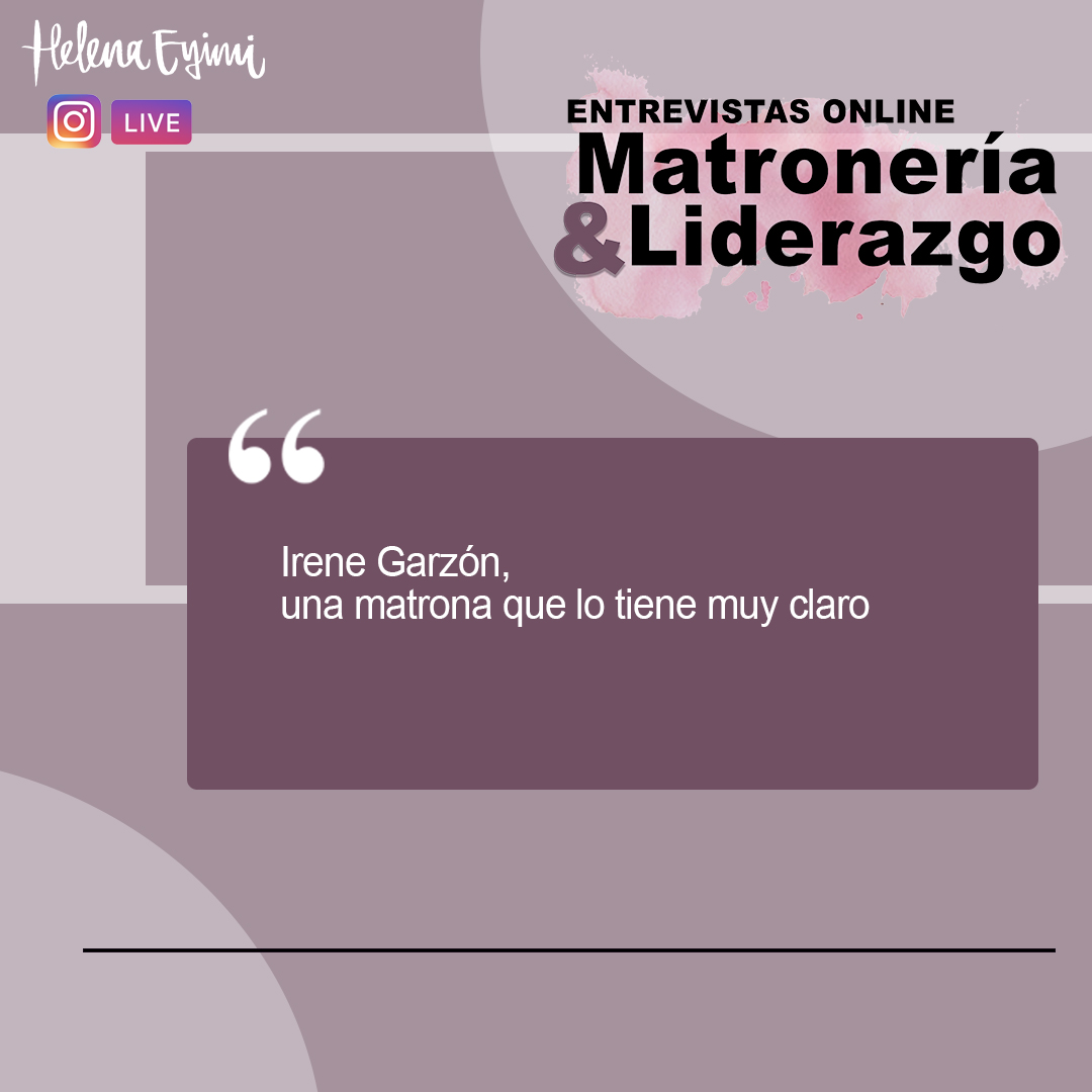 Queremos seguir escuchando a personas influyentes, líderes y pioneras y dar voz  esta vez a Irene Garzón,  Matrona licenciada, autora del libro la sociedad que vaciaba úteros.
Os esperamos el Miércoles día 6 de Mayo a las 18:00 hora Uk en Instagram Live

#HelenaEyimi #Matronas