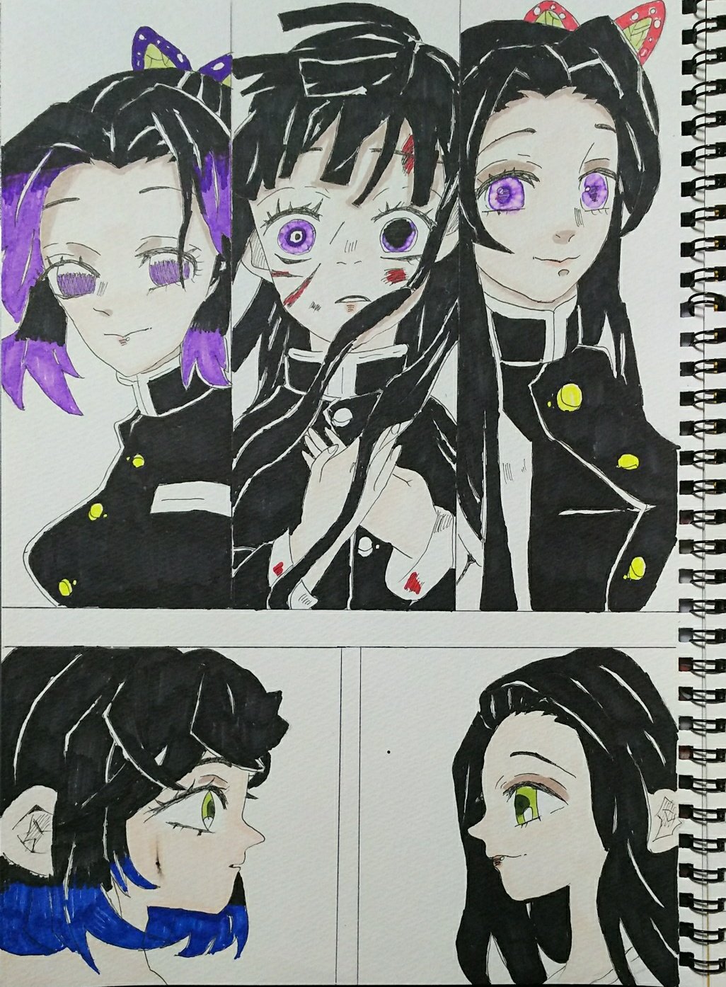 宝石みたいなティッシュ箱 Miru 163話 こころ溢れる 扉絵書きました 結構頑張りました なのに伊之助のほっぺにインクが 消せる方法あったら教えてください いいね Rt してくれたら泣いて喜びます お願いします 鬼滅の