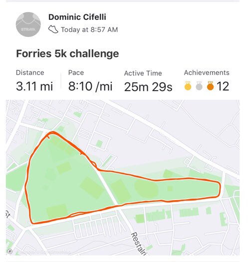 Thanks for the 5k Forries nomination <a href="/FHSComp/">FHS Computing</a>!

Challenge accepted and completed on behalf of <a href="/Forriesart/">Forrester High School Art Dept.</a>.

I nominate Mr Gray in <a href="/forries_science/">Forrester Science</a> science, Mr Watson in <a href="/FHS_CDT_HE/">FHS CDT</a> ... and Mr McLaughlin in Maths dept!
