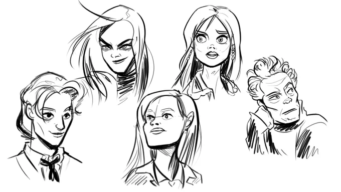 Some sketches for practice 