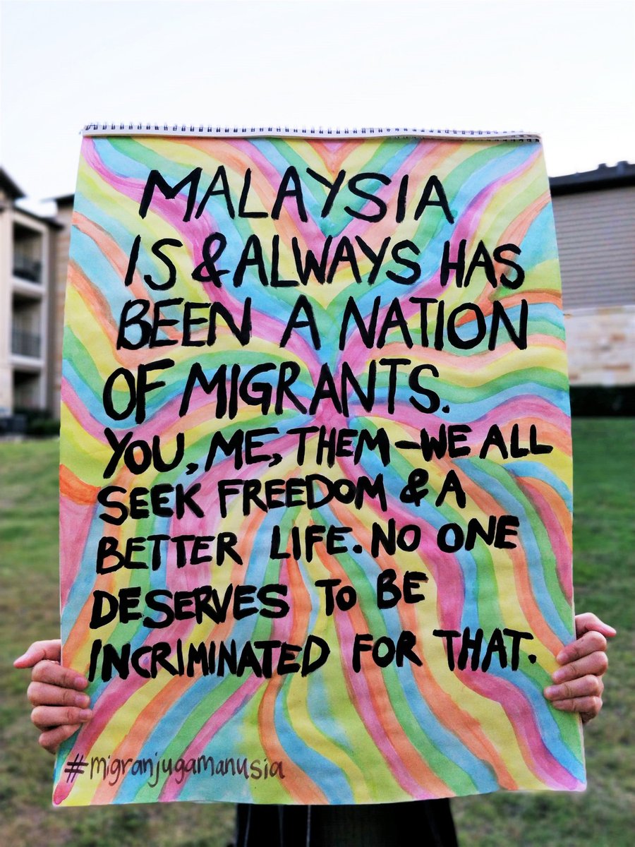 Mereka-mereka yang perjuangkan  #MigranJugaManusia ni betul-betul menjelikkan. Mereka menggunakan naratif perjuangan seperti mana di US,yang mengatakan negara itu negara imigran,maka mereka menggunakan naratif itu untuk Malaysia.
