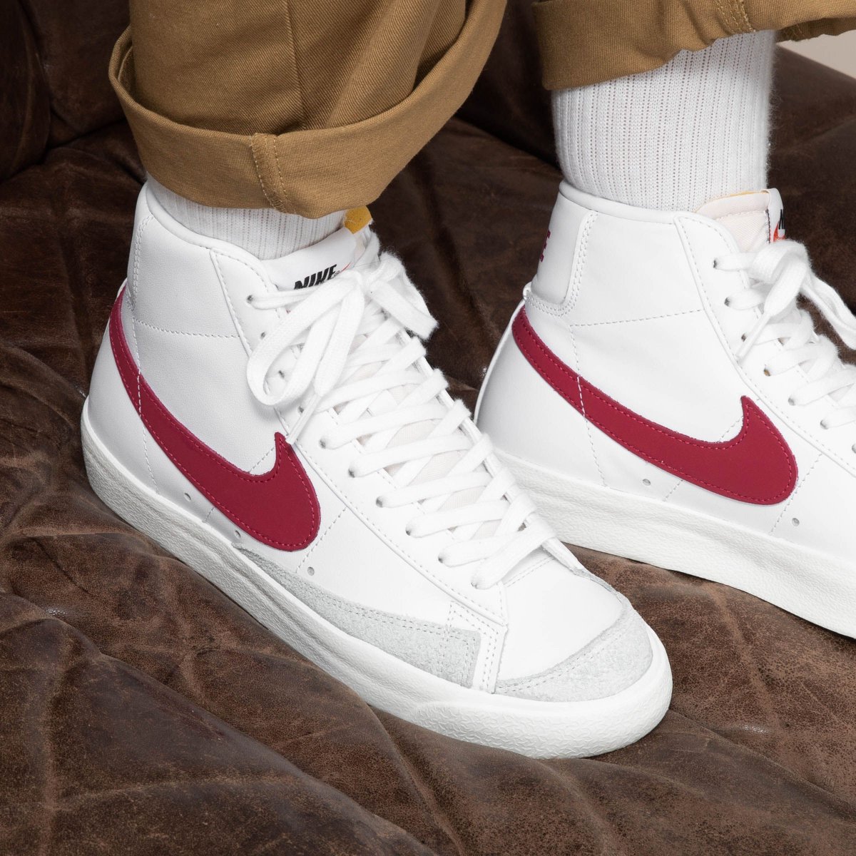 nike blazer worn brick