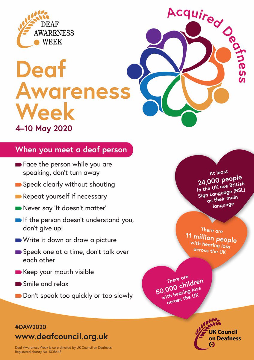 DawleyBrookPri's tweet photo. This week we are raising awareness of Deaf Awareness Week. We will be setting everyone a Makaton challenge this afternoon. 

In the meantime here is more information for you #DAW2020 #dbpsdeafawarenessweek https://t.co/B1zilIbjC9