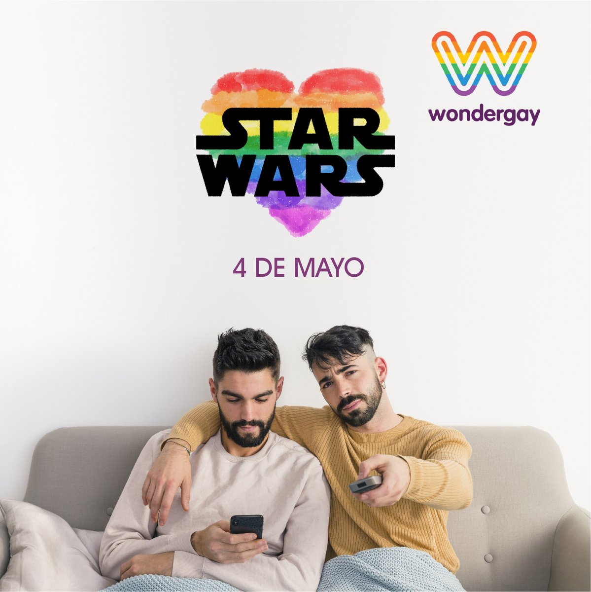 WonderGayLgtb's tweet photo. 👉Hoy 4 de Mayo, fans y simpatizantes de Star Wars celebran el Día de Star Wars, una fecha para homenajear a los personajes, la historia y el trasfondo de la saga.😍

Pero recuerda siempre: 🏳️‍🌈HAZ EL AMOR Y NO LA GUERRA😏

❤️🧡💛#WONDERGAY💚💙💜 #LGTB  #loveislove #valoressexuales https://t.co/G0TAb5Z6Ey
