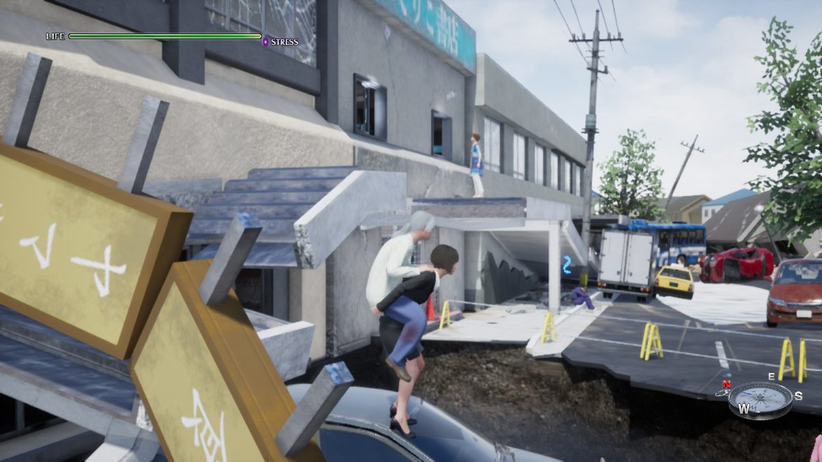 thegaygamer's tweet image. Again, #DisasterReport4 takes players to some *really* strange places...