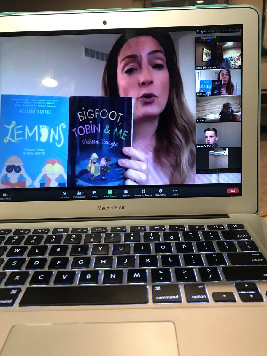 4th graders <a href="/rumseystation/">Rumsey Station Elementary</a> had quite the surprise at our Reading Zoom lesson today! Thank you <a href="/melissadsavage/">Melissa D. Savage</a> for sharing with us your passion for writing, how you’ve had a growth mindset, and sparking our interest in cryptids. We can’t wait read and discuss Lemons!  #PLCSGreat