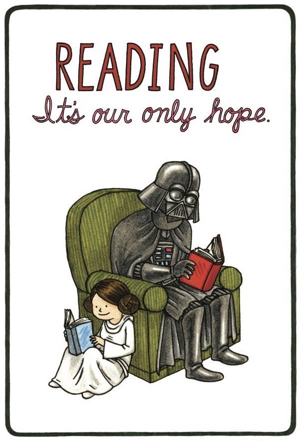 BComplutense's tweet photo. En estos días más que nunca: ¡que fuerza os acompañe! y leed mucho 😜
#MayThe4thBeWithYou 
#StarWarsDay https://t.co/pTR8jdZ6x7