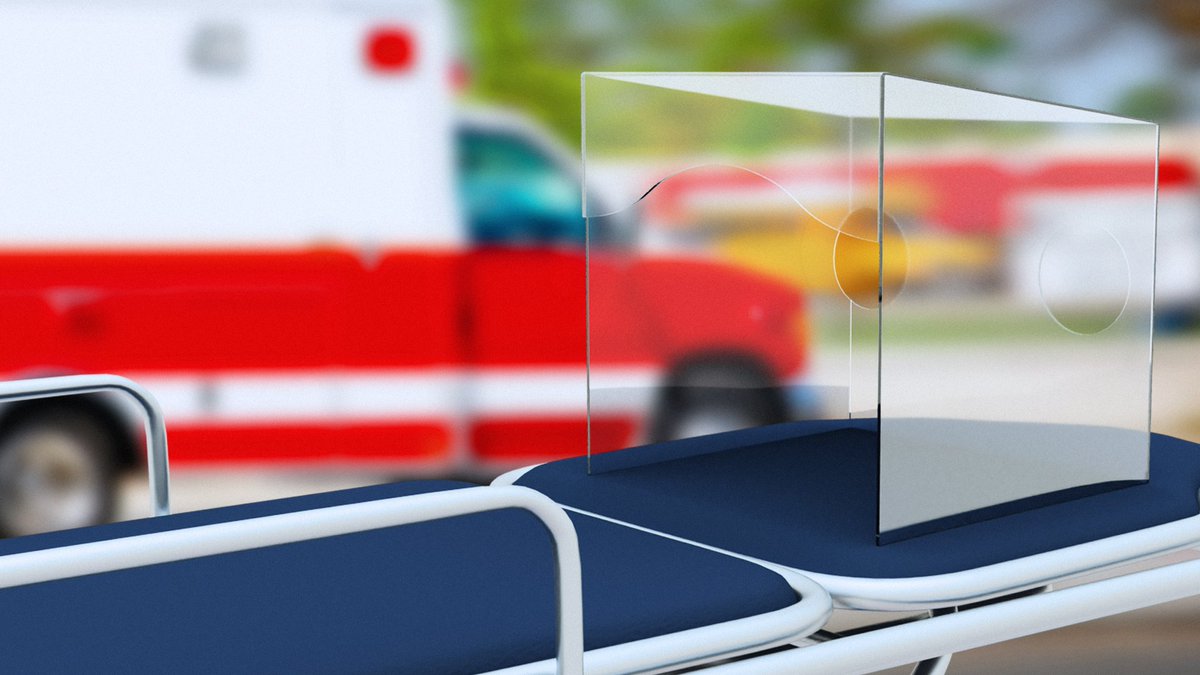 MatchGradeMed's tweet photo. Mobile friendly intubation shield by Match Grade Medical #COVID19 https://t.co/eCEDGSdXch