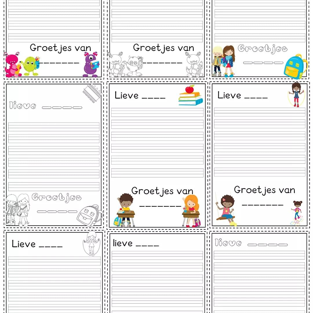 Volgende week gaan we weer naar school. Helaas nog niet met een volle klas. Als je deze week een bestelling plaats, vind je dit vrolijke briefpapier pakket gratis   's avonds in je account. Leuk toch? Of ontbreekt er nog wat?
wegvanonderwijs.nl/werkboekje/