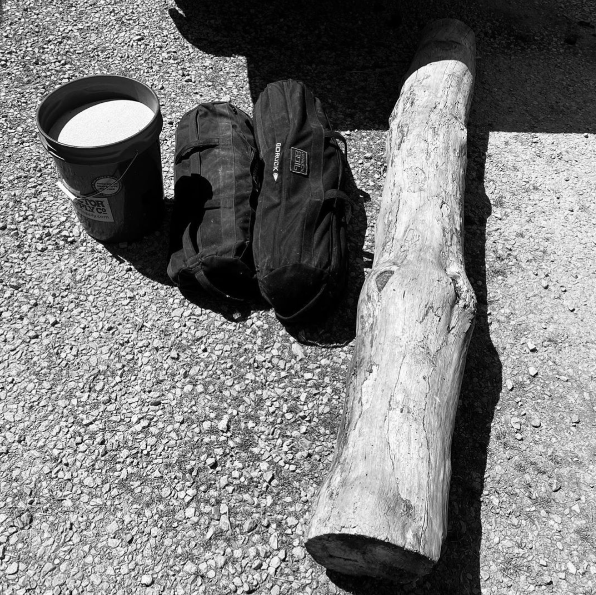 GORUCK's tweet photo. This week's #GORUCKHomeGym Winner! Tweet us photos of your home gym photos for a chance to win a FREE Rucker. | #GORUCK #RuckYourKids #CouponRuck #LogPT https://t.co/eadzp89SuG