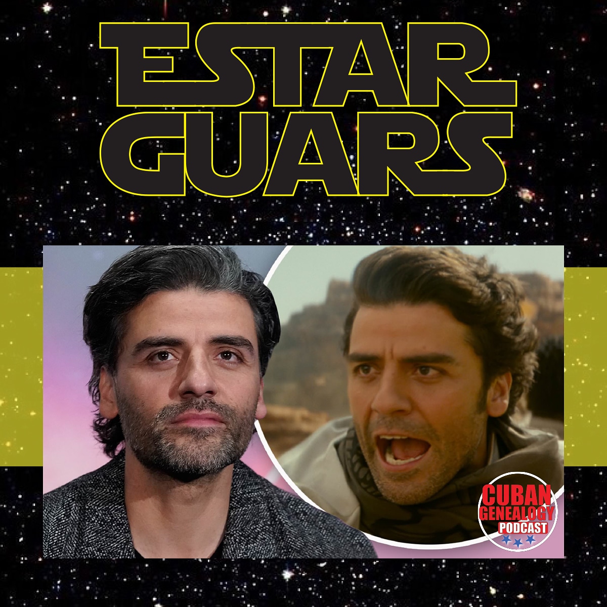 gnomeslayer's tweet image. Feliz dia de Estar Guars! Who says Cuban genealogy can't be fun! Oscar's father is Cuban! #StarWarsDay #StarWars #estarguars #cubano