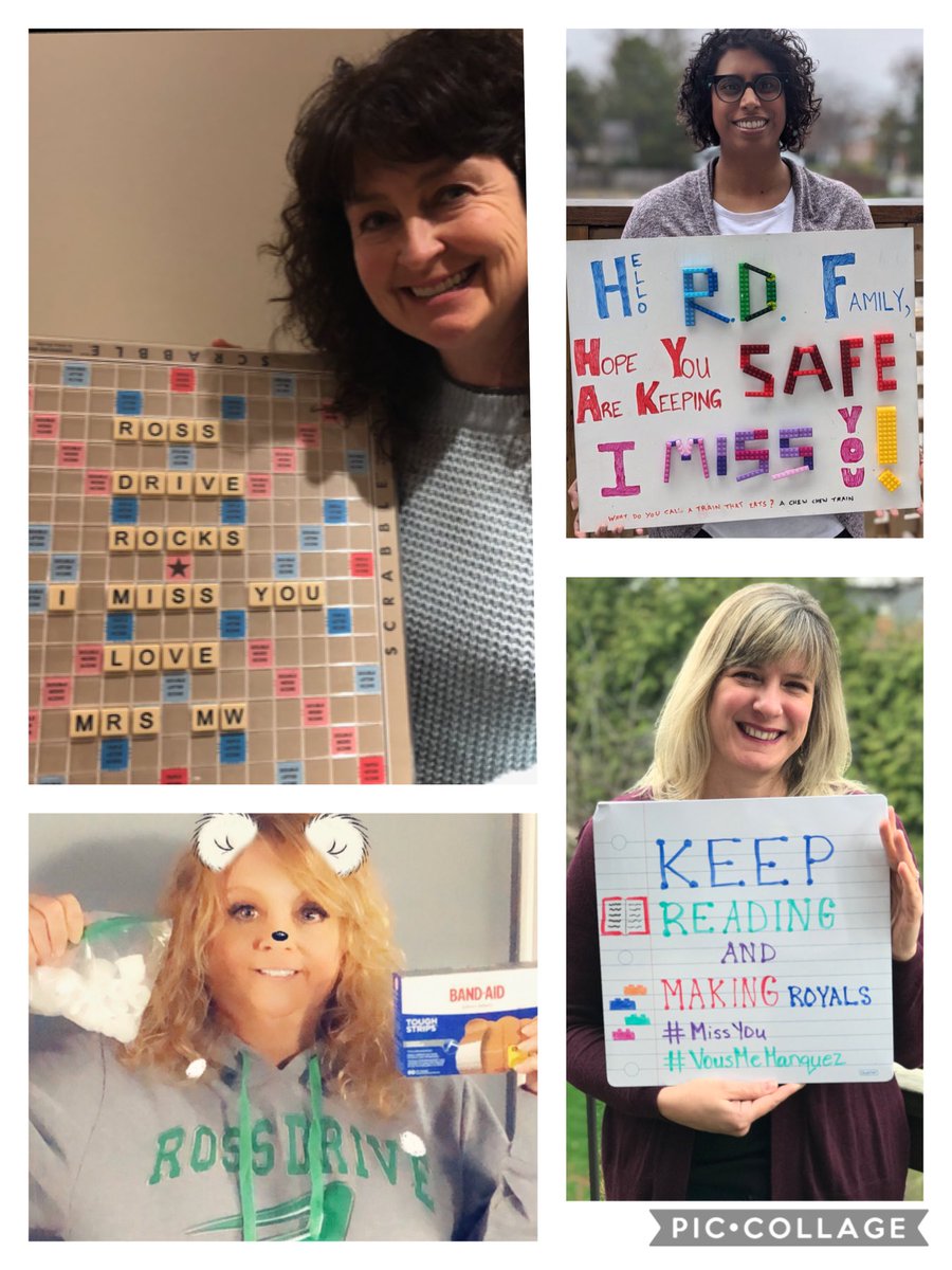 RossDrive's tweet photo. @RossDrive some familiar faces wanted to pass along some speaci messages to our Ross Drives Family 
#WeMissYou #StaySafe #SocialDistancing. https://t.co/p3sqhxG6KQ