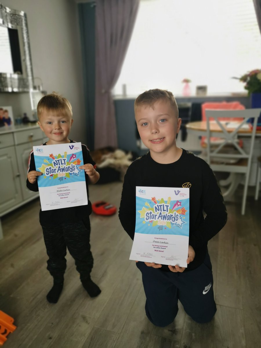 stacy_driver's tweet photo. #NTLTVirtualStarAwards2020 @NTLearningTrust very happy children https://t.co/CQ7TS1V8vR