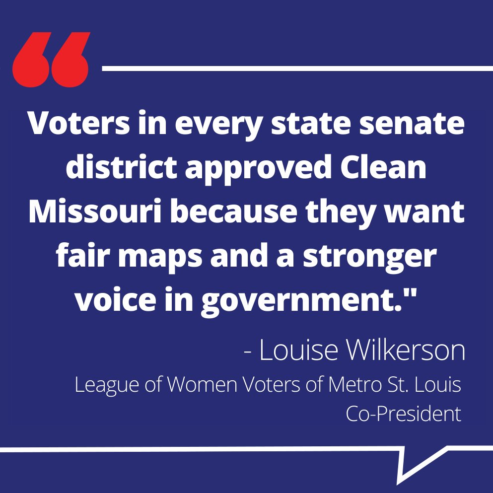 JeanDugan9's tweet photo. More than 1.4 MILLION Missourians knew what they were voting for. #SJR38 is being pushed through, during a PANDEMIC, for purely partisan protection. #moleg #FairMaps https://t.co/29T0rZ0G36