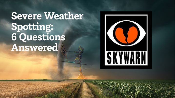 arrl's tweet photo. It's National #WeatherObserversDay! While also known as #StormSpotters, they help the @NWS to report severe weather to keep communities safe. Read “Severe Weather Spotting: 6 Questions Answered”, in the Mar/Apr issue of On the Air Magazine &amp; listen to Ep. 3 of the OTA Podcast! https://t.co/fSJe16z7fy