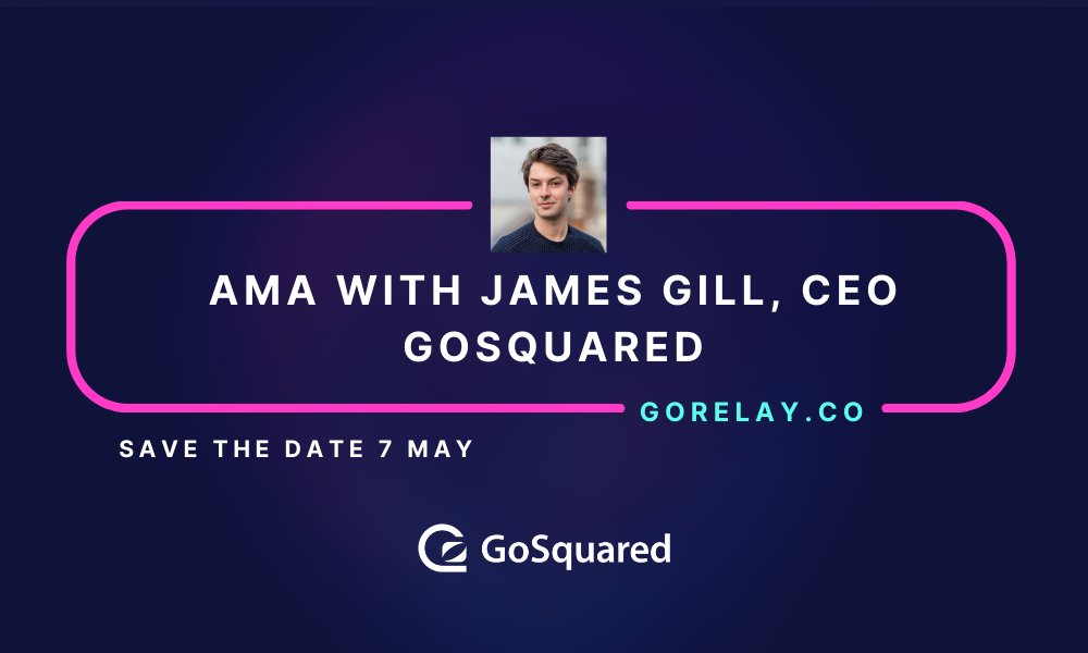 GoSquared's tweet photo. ๐ฃJoin us for live #AMA session this Thursday! @jamesjgill will answer all your product, SaaS, marketing questions from 5:30-7pm London time.
Click to submit your question: https://t.co/47GxOKUFEd
#SaaS #GoSquared #SaaSmarketing #product #SaaSbusiness #bootstrapping https://t.co/3qPAXNw7LR