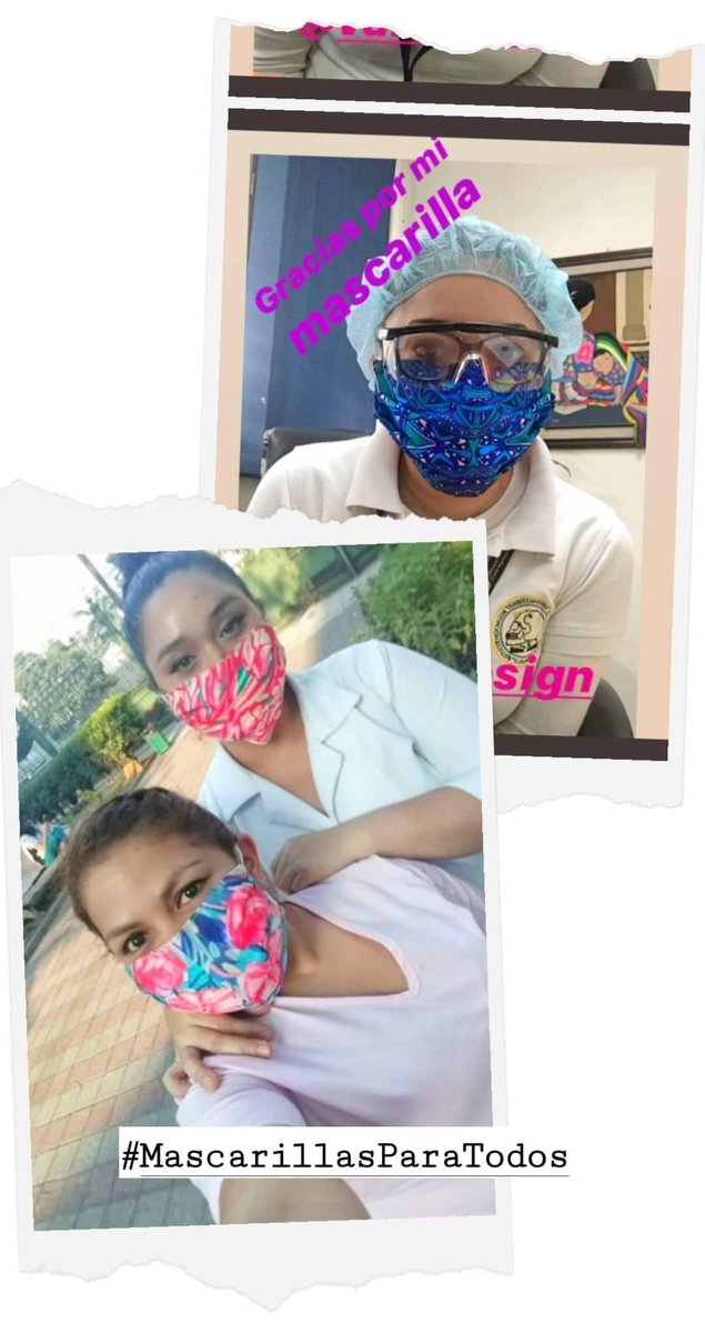 Feliz lunes, quiero contarles sobre el movimiento #MascarillasParaTodos hemos entregado una línea especial de mascarillas a nuestros trabajadores en primera línea y esta semana seguirémos con entregas!😁