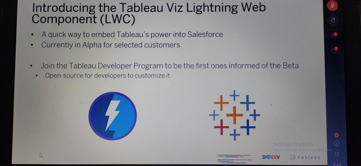 This is awesome <a href="/tableau/">Tableau</a> .
Joining the developer program to see how it actually works!
#datadev <a href="/SalesforceDevs/">Salesforce Developers</a> #Salesforce #Tableau #datavisualization